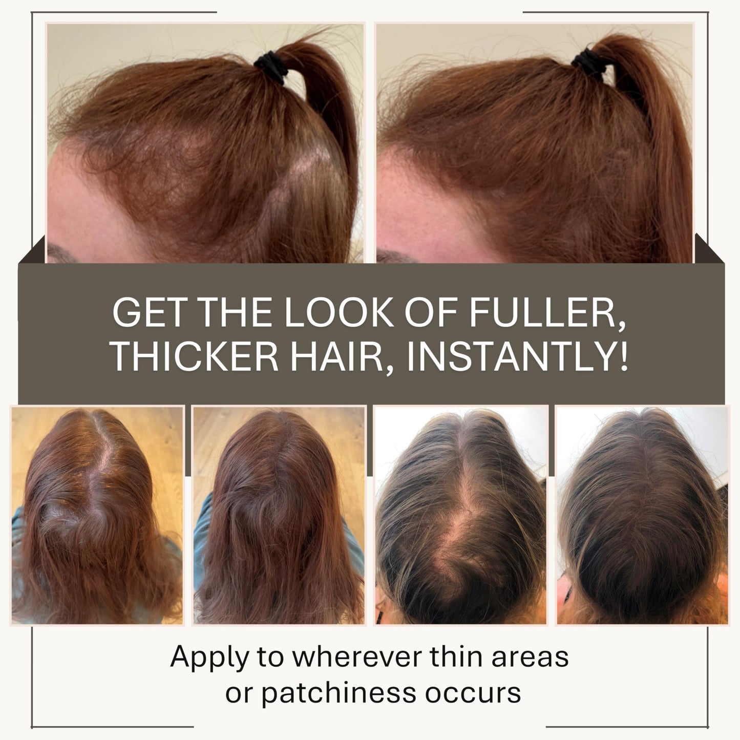 Joan Rivers Great Hair Day Root Touch Up Powder Duo - Fill-in Powder for Thicker, Fuller Looking Hair (Ash Blonde)