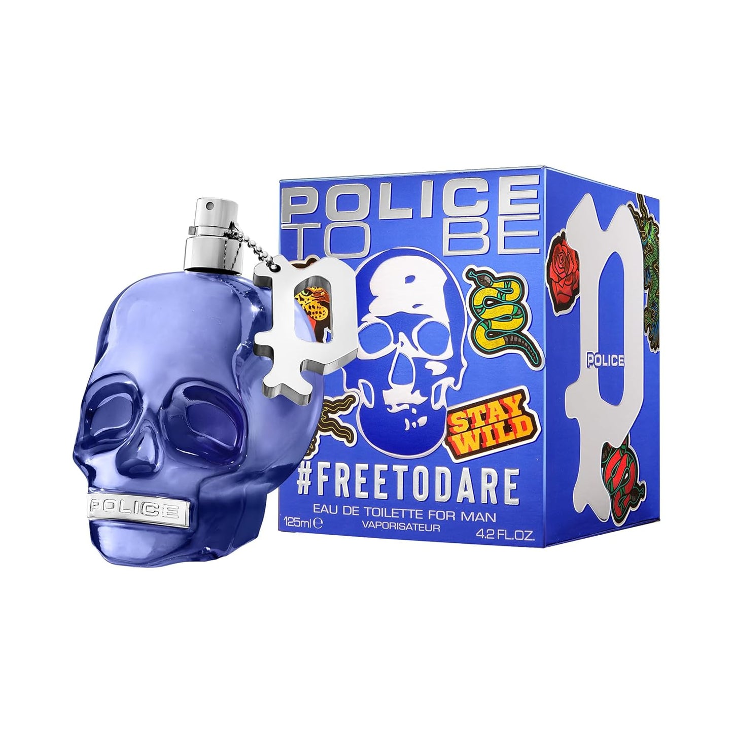 Police TO BE #FREETODARE Man Cologne - Long-Lasting EDT Body Spray | Amber & Fougère Scent for Confident Men - 4.2 oz