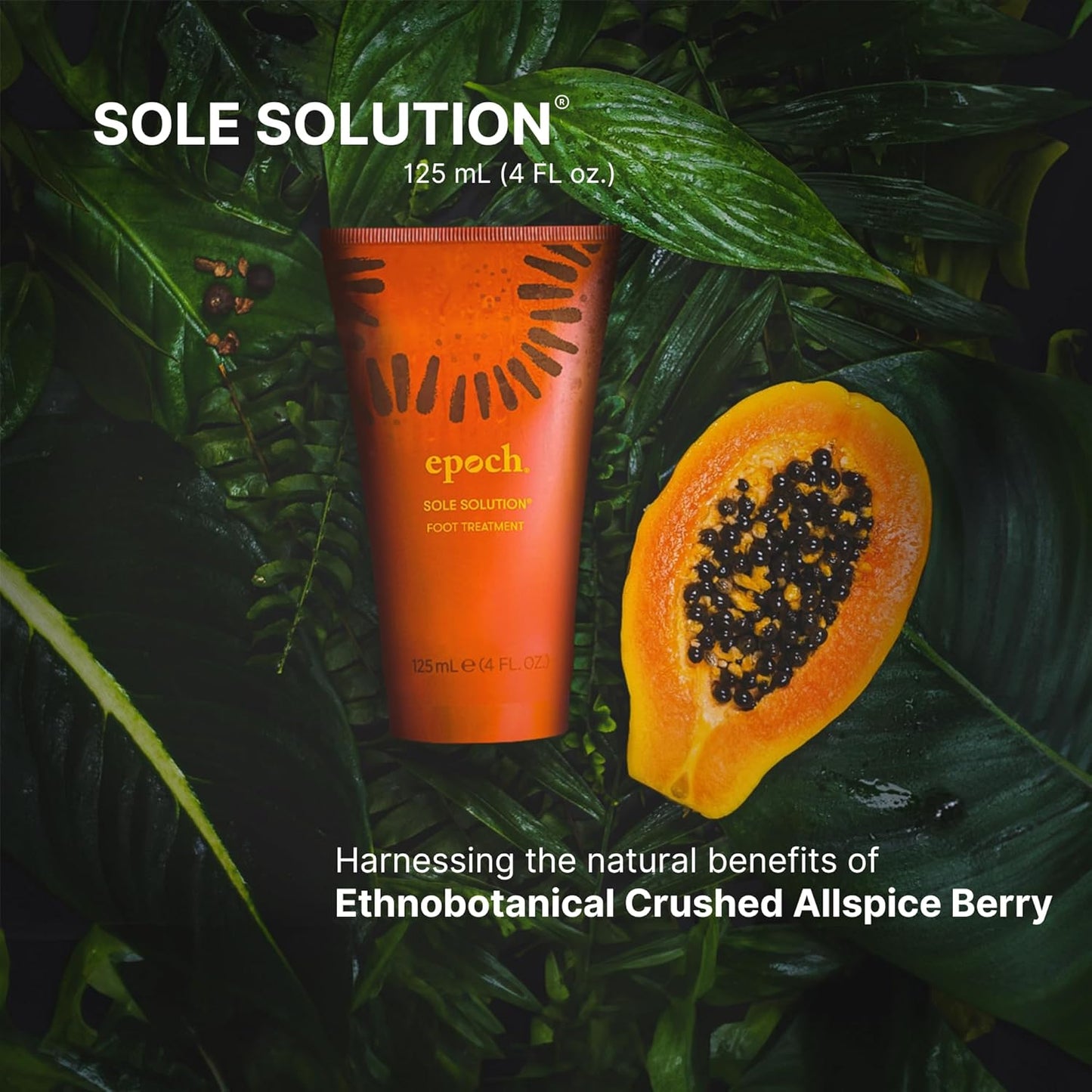 Nu Skin Epoch Sole Solution Foot Treatment - Intensive Moisturizing Cream for Dry, Rough Feet | 4 oz | Softens Calluses with Natural Ingredients