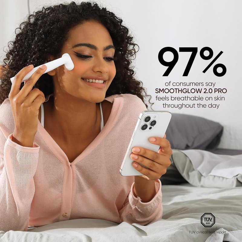 SmoothGlow 2.0 Pro 4D LED Red Light Therapy Wand - Anti-Aging Treatment for Face & Neck | Perfect Holiday Gift for Women