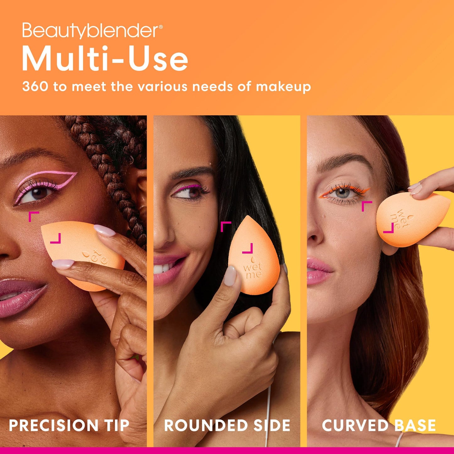 Beautyblender® Original Beauty Blender Makeup Sponge, Super-Soft Foam Easily Blends Foundations, Powders & Creams, Made in USA, Reusable, Washable, Streak Free Application, Vegan, Cruelty Free