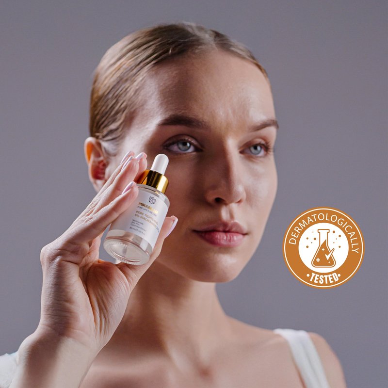 Niacinamide 5% Face Serum with Zinc PCA, Witch Hazel & Cucumber – Pore Tightening & Oil Control Serum for Oily Skin | Sebum Balance & Skin Barrier Repair | Daily Facial Serum | 1.01 fl. oz (30 mL)
