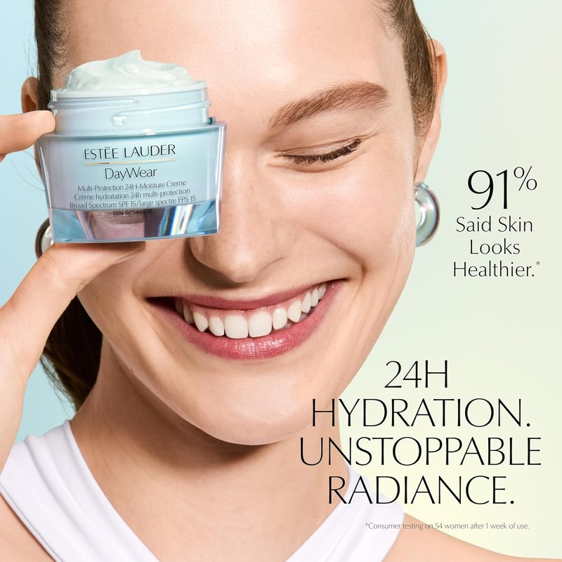 Estée Lauder DayWear Multi-Protection Anti-Aging Moisturizer - 24H Hydration Cream with SPF 15 | Face Cream for All Skin Types