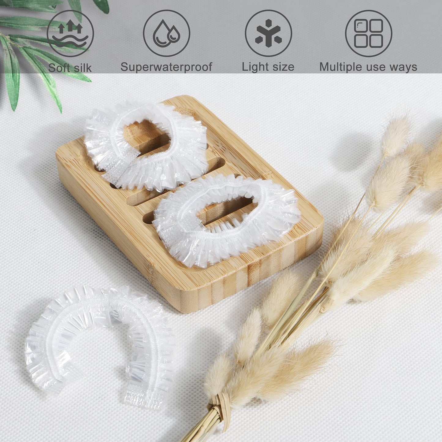 1000 PCS Upgrade Disposable Shower Caps. Ceizioes Waterproof Hair Bath Caps. Thickening Shower Cap for Women Kids Girls. Hotel and Hair Salon. Travel Spa. Home Use Beauty Salon
