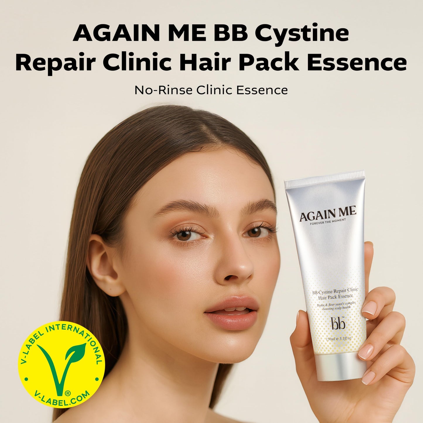 Again me Korean Hair Pack Essence - Nourishing Hair essence for Dry, Frizzy, and Damaged Hair|Lightweight Smoothing Essence|Frizz Control and Volumizing|Silicone, Sulfate, Paraben Free 5.07 Fl oz