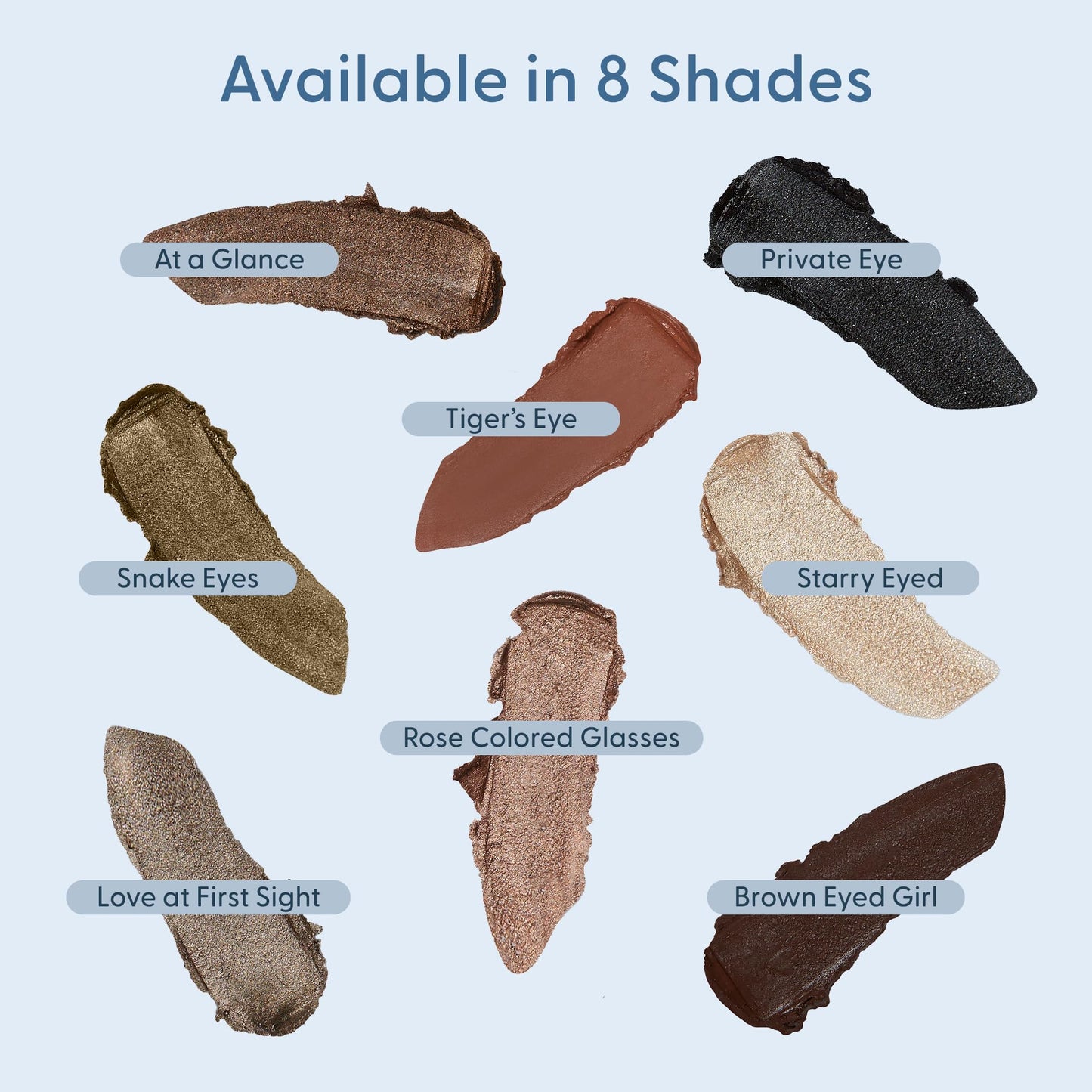twenty/twenty beauty Visionary Eye Shadow Stick – Shimmer Cream Eye Shadow Pencil - Safe for Sensitive Eyes - Ophthalmologist Developed – Vegan, Cruelty-Free, Clean Ingredients (Rose Colored Glasses)