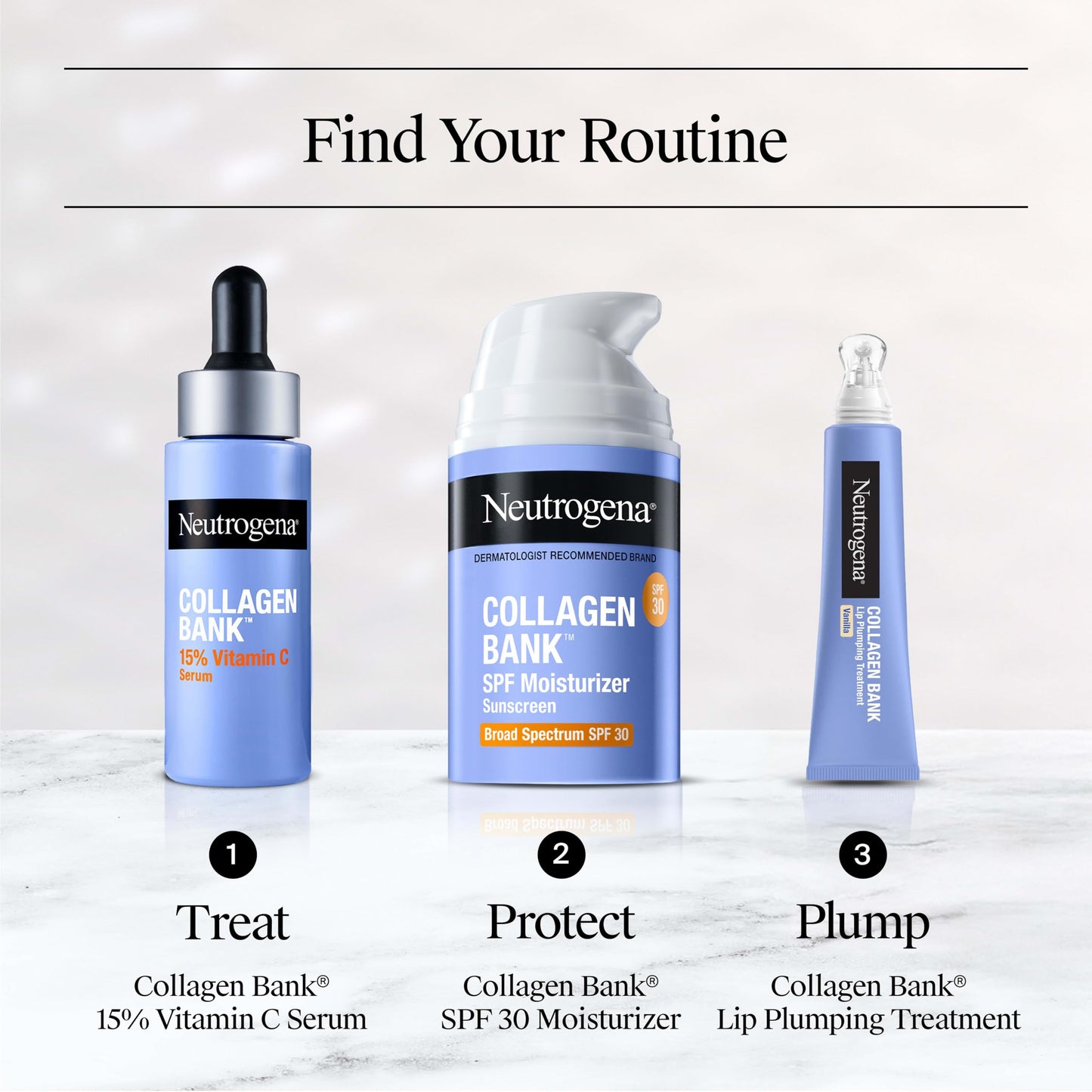 Neutrogena Collagen Bank 15% Vitamin C Serum for Face Fragrance Free Anti-Aging Face and Neck Collagen Essence with Micro-Peptides Improves Uneven Tone Plumps Skin, 0.5 fl oz
