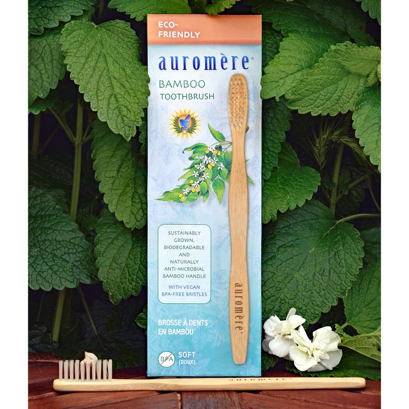 Auromere Bamboo Toothbrush (6 Pack)