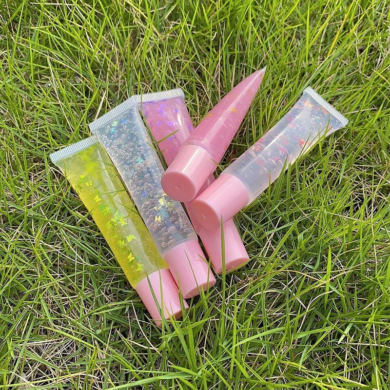 Lip Gloss Tubes - 100 Pack 10ml with 50 Pink & 50 White Caps | Perfect for DIY Beauty Projects