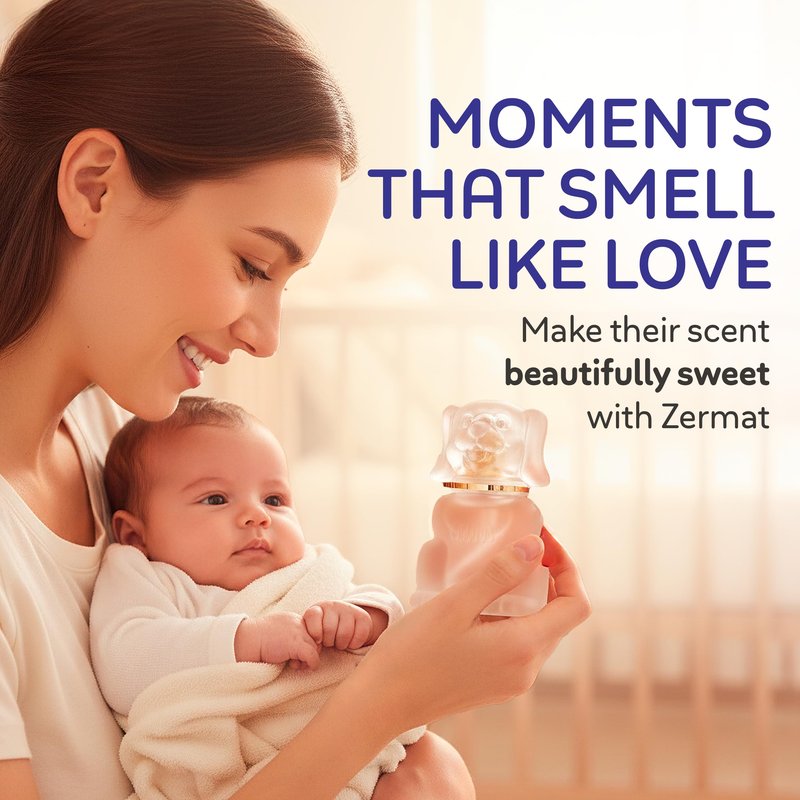 Zermat Boby | Baby Cologne Unisex Perfume |Paraben-Free, Hypoallergenic & Gentle Formula | Long-Lasting Powdery, Clean, Floral Perfume Violet & White Flowers | Perfumes para Bebes | 65ml /2.2oz