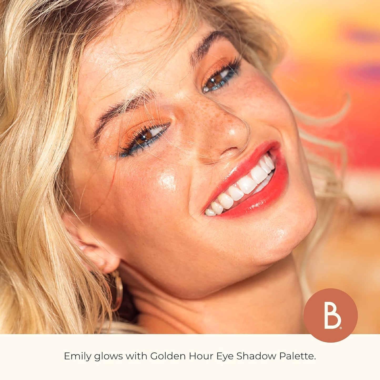 Golden Hour Eyeshadow Palette - 8 Shades with Matte & Shimmer Finishes | Infused with Mango Butter & Vitamin E, Vegan