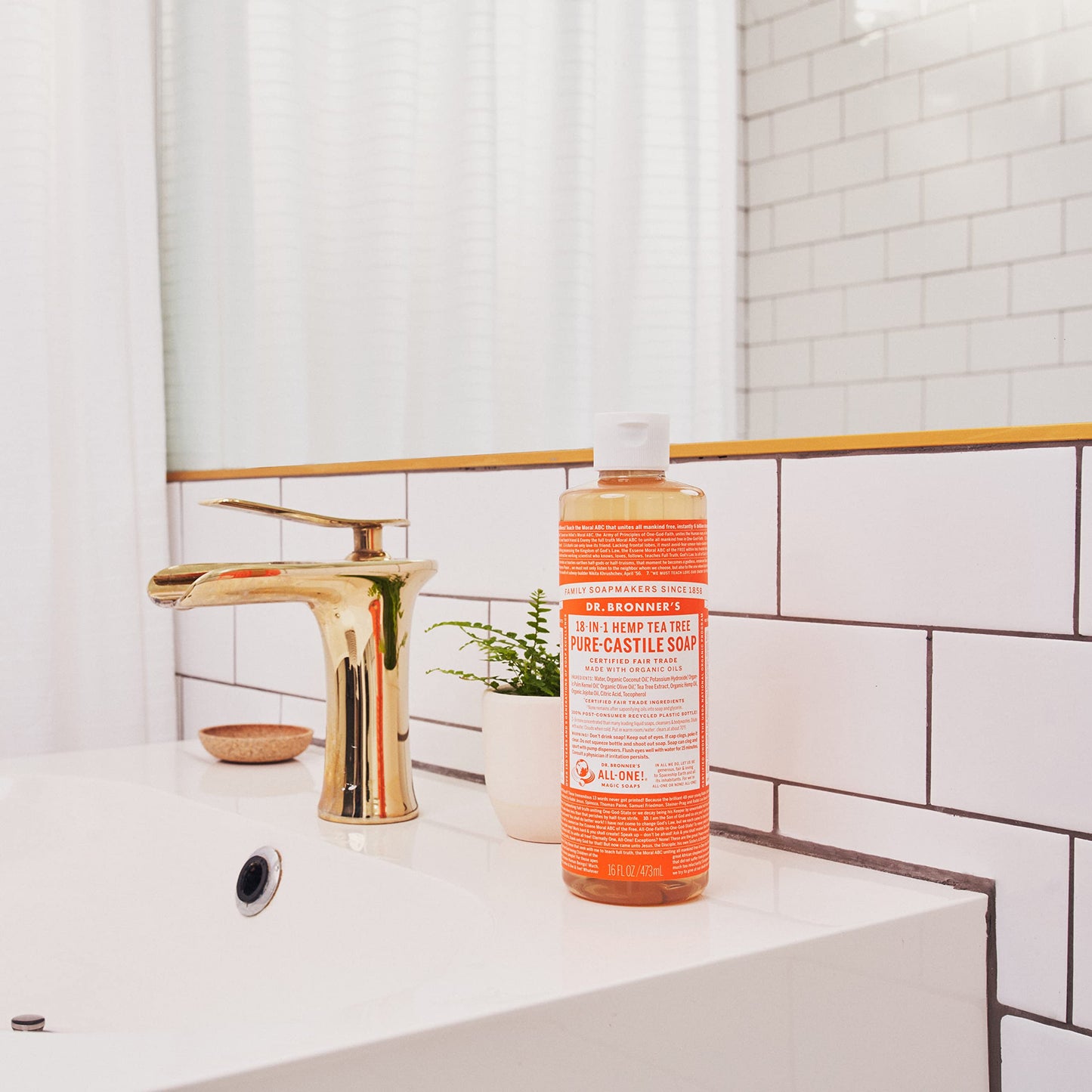 Dr. Bronner's 18-IN-1 TeaTree Pure-Castille Soap