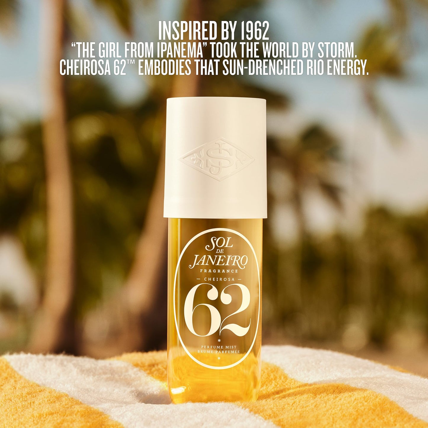 Sol de Janeiro Cheirosa Hair & Body Fragrance Mist Full Size and Travel Size Set - Home and Away Bundle - 8.1 & 3 fl oz Duo (Cheirosa 62)