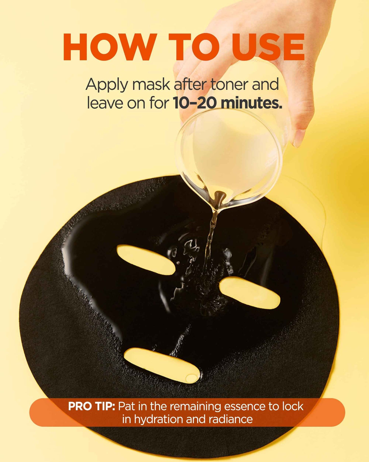 VC Shot Daily Ampoule Mask - Korean Face Sheet Masks with Vitamin C for Radiant Skin Tone Daily Facial Treatment with Niacinamide for Hydration & Complexion Enhancement, 30 Sheets