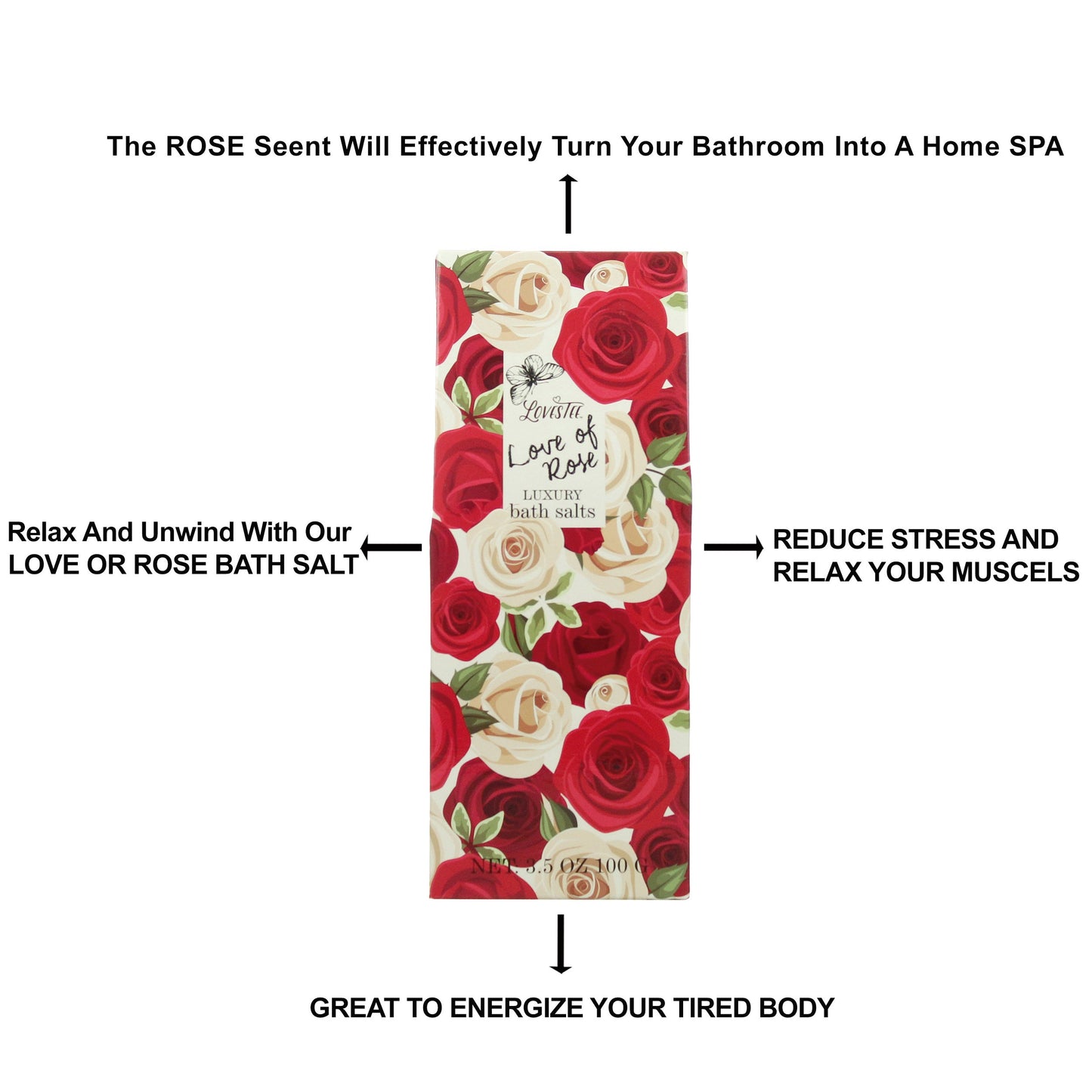 Christmas Gifts, Spa Baskets for Women Bath and Body Basket for Women, Includes Love of Rose Shower Gel, Bubble Bath, Body Lotion, Bath Salt, Red Bath Puff and Heart Bath Bomb