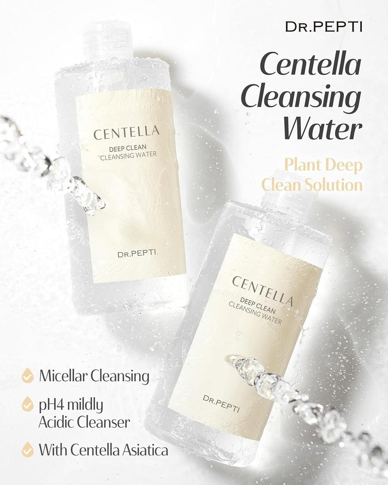 Centella Micellar Cleansing Water - Gentle Makeup Remover for Sensitive Skin | Low pH No-Rinse Formula, 13.5 fl oz