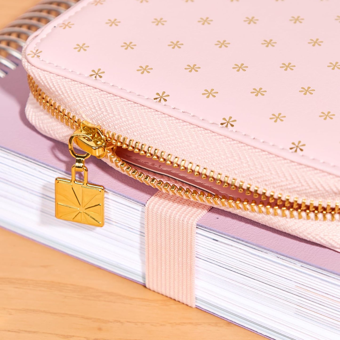 Erin Condren Ultimate Planner Accessory Pouch - Vegan Leather Organizer with Inside Pockets & Extended Zipper | Perfect for Planners