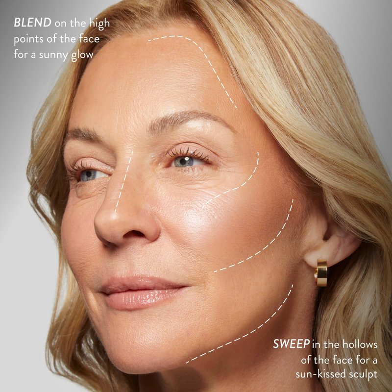LAURA GELLER NEW YORK Bronze-n-Brighten Baked To Go - Travel Size - Deep - Natural Bronze Glow