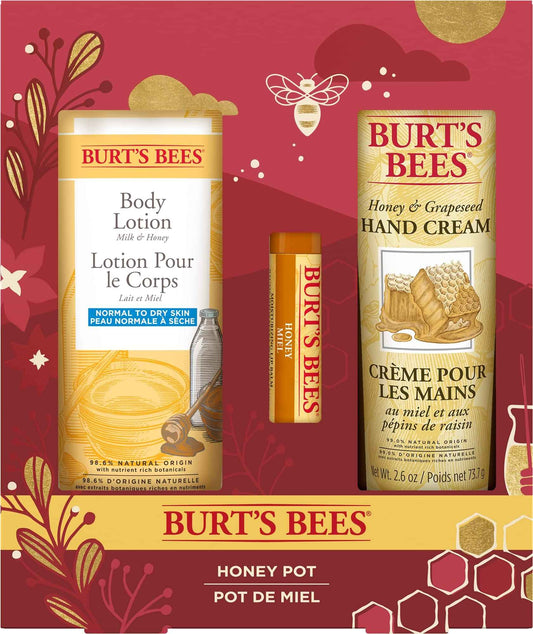 BURTS BEES Honey Pot Gift Set, 1 EA