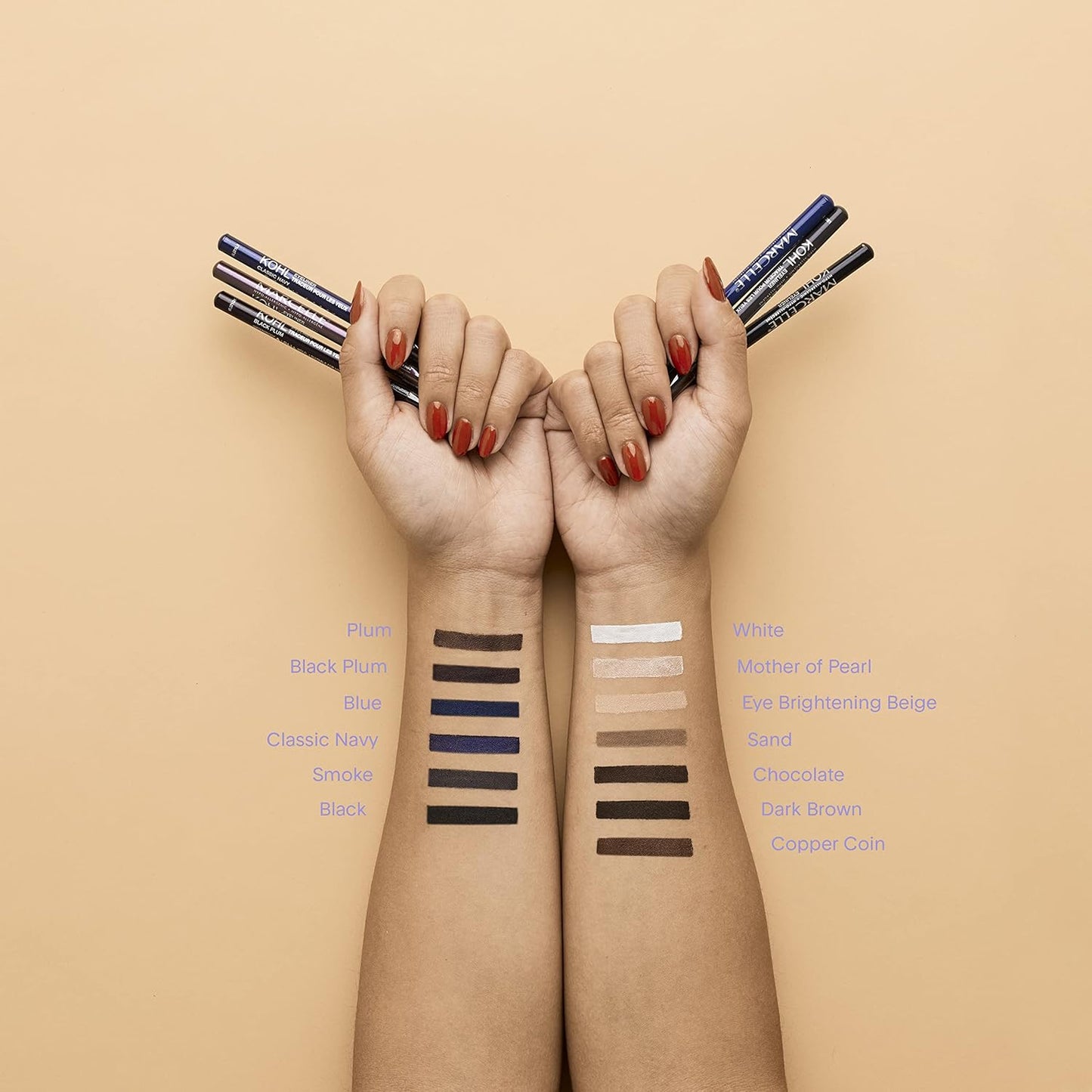 Marcelle Kohl Eyeliner - Eye-Brightening Beige Pencil | Long-Lasting, Waterproof, Hypoallergenic, 0.04 Oz