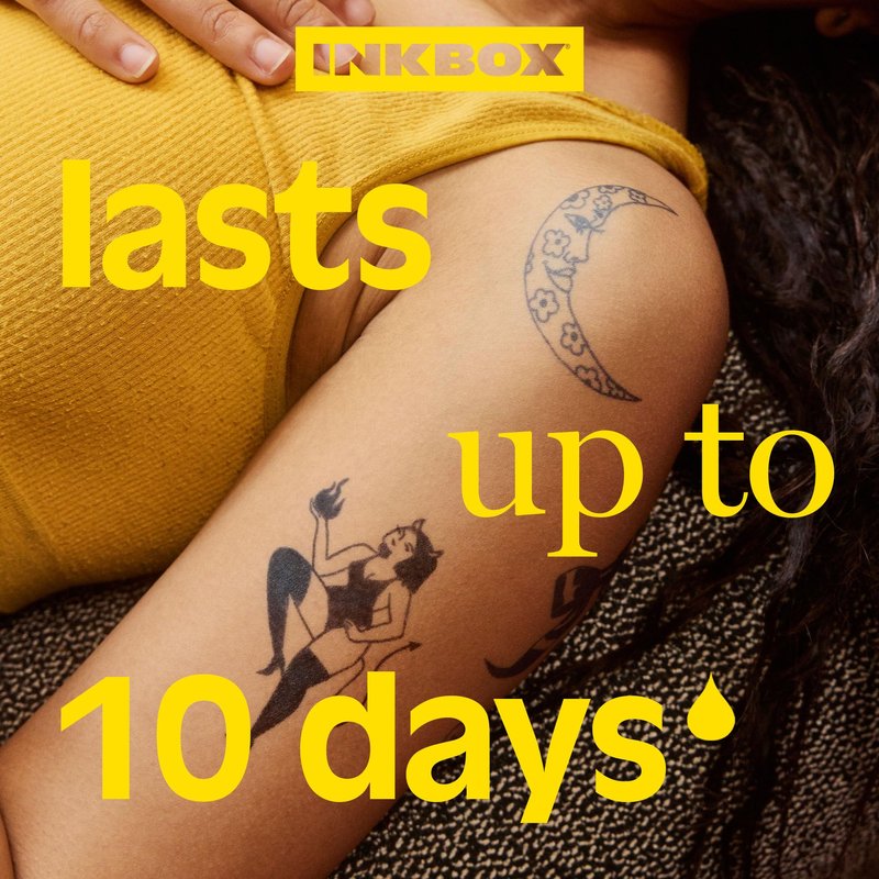 Inkbox Freehand Tattoo Marker – Fine Tip, Lasts up to 10 days, For All Skin Tones, Water-Resistant, Cruelty-Free & Vegan | Long-Lasting Temporary Tattoo Pen, All Artists Skill Levels -1 Count