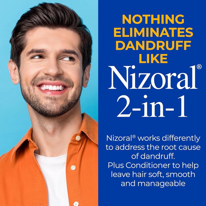 Nizoral 2-in-1 Anti Dandruff Shampoo & Conditioner - 1% Ketoconazole, 14 Fl Oz