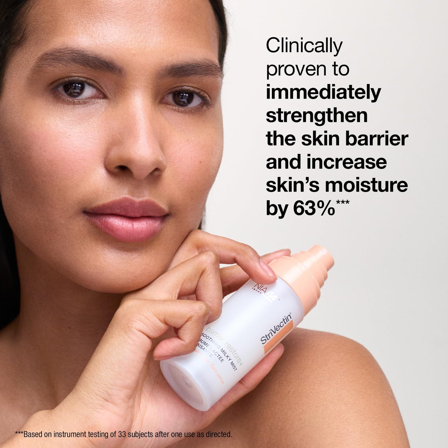 StriVectin Barrier Restore + Soothing Milky Face Mist with Ceramides + Hyaluronic Acid, Hydrating, Skin-Calming, Fragrance-Free, Turmeric, Spray-On Bottle