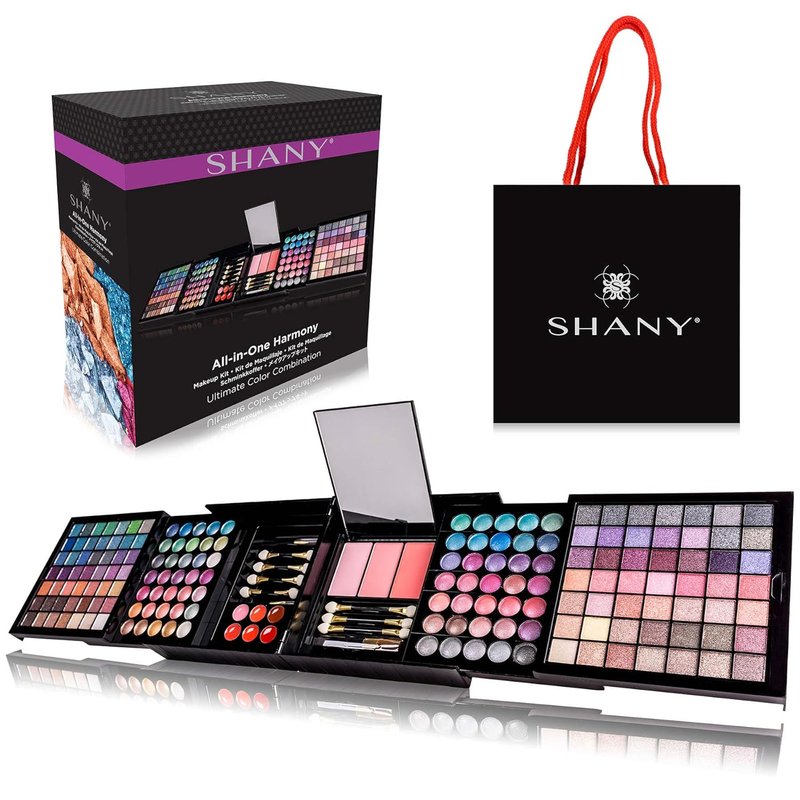 SHANY All In One Harmony Makeup Set - Ultimate Color Palette with Eyeshadows, Blush, Lip Gloss & Brushes | Perfect Holiday Gift