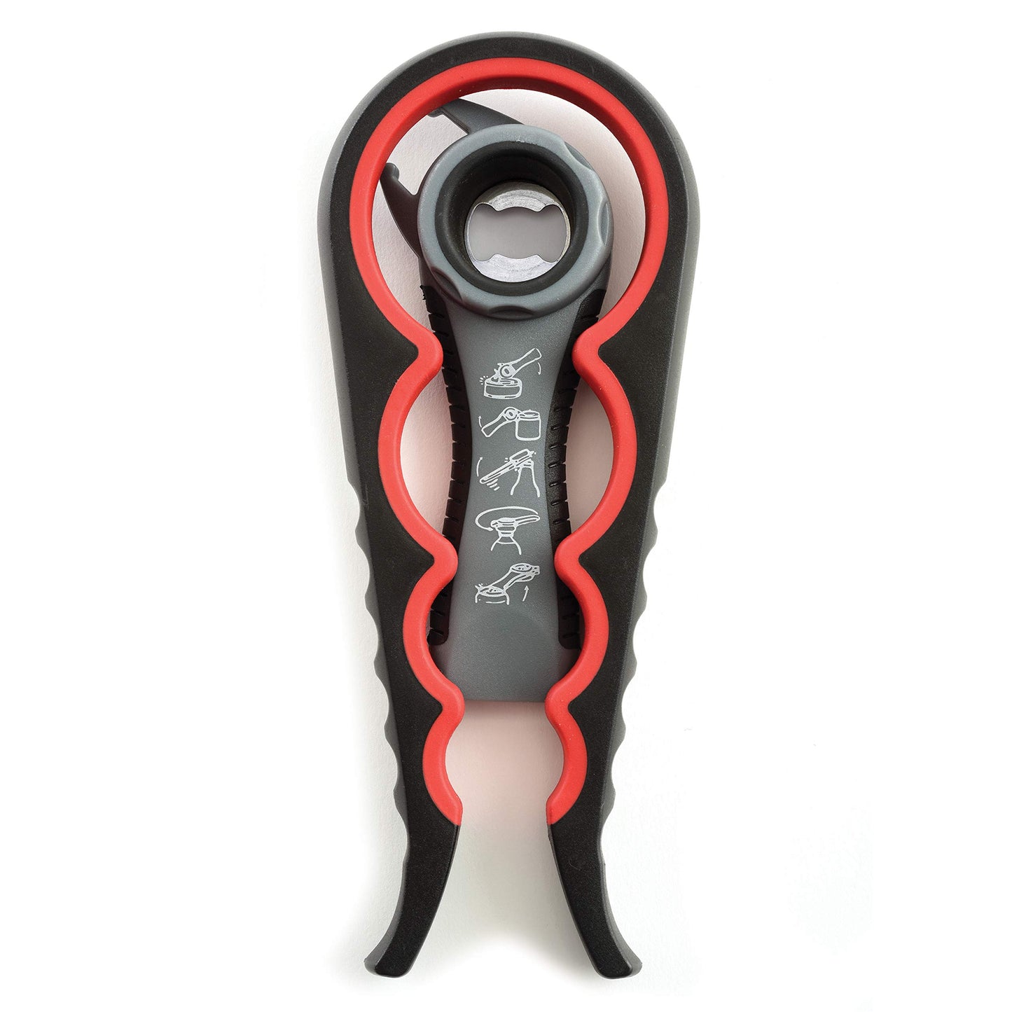 Norpro Multi, Bottle, Gripper Pad for Weak Hands, 6 in 1 Jar Opener