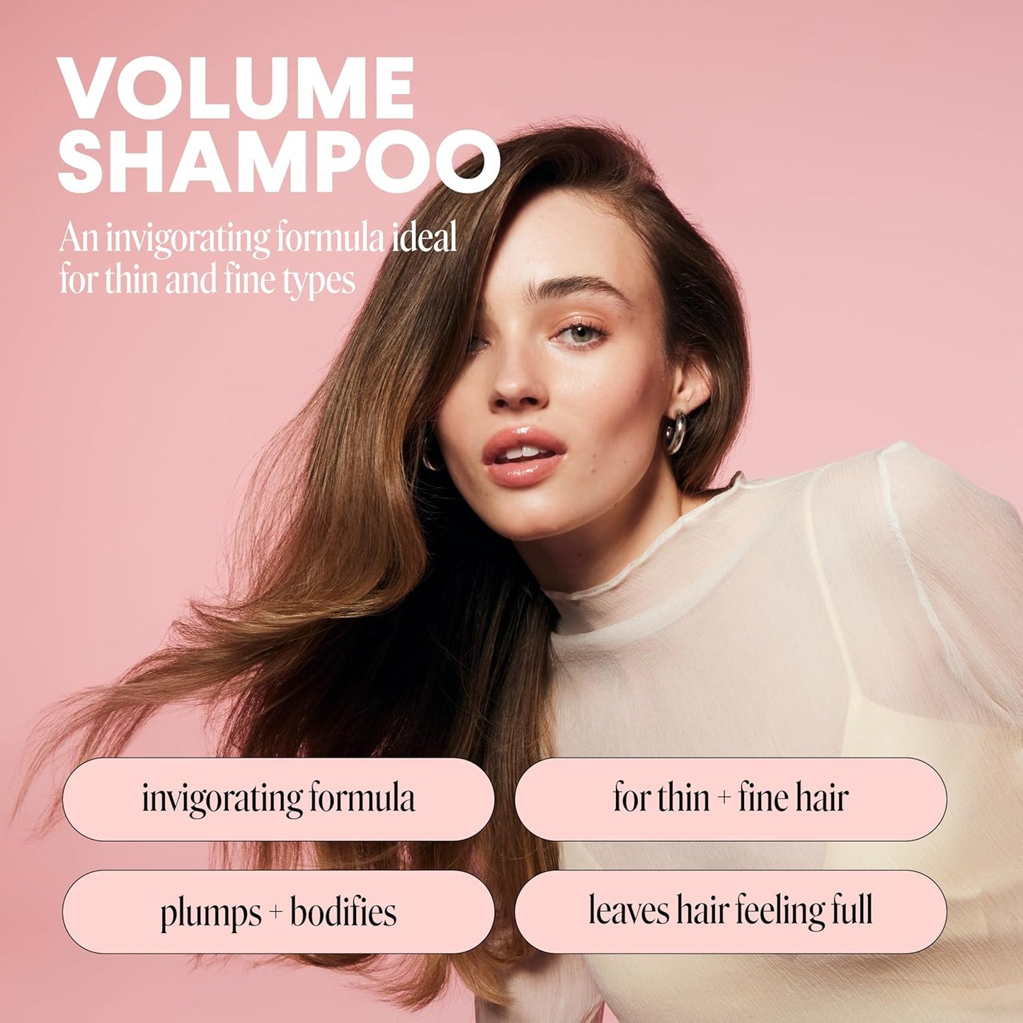 Monday Haircare Volume Shampoo - Hydrolyzed Collagen & Macadamia Oil for Thin, Fine Hair | 354 mL