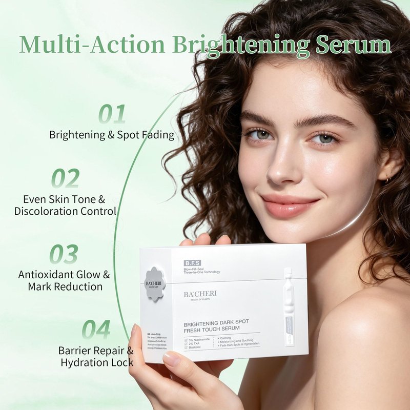 Brightening & Hydrating Face Serum Ampoules – Niacinamide, Tranexamic Acid, Vitamin C, Centella Asiatica & Alpha-Arbutin – Hydrates & Smooths for Dark Spot,Uneven Tone & Sensitive Skin – 1.5ml x 30