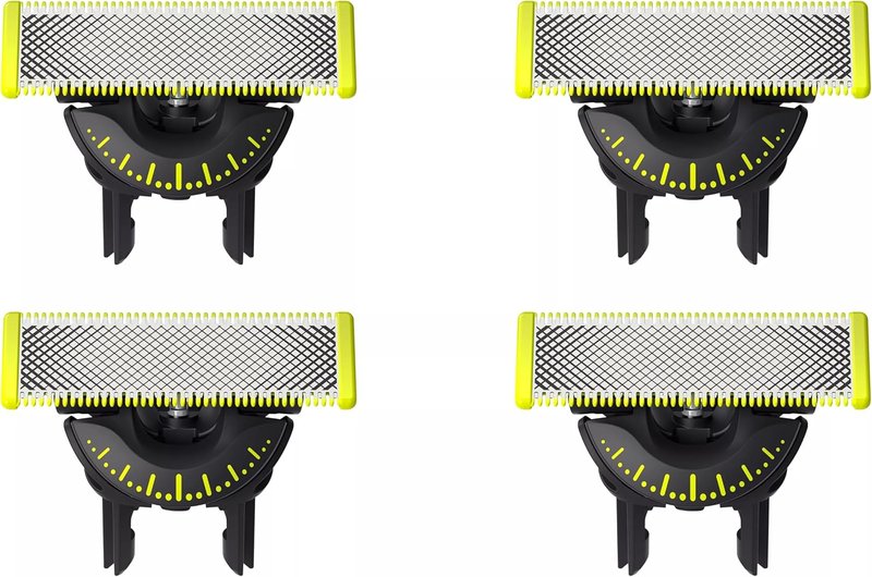 Philips OneBlade 360 Replacement Blades - Electric Shaver & Trimmer | 4 Pack, Model QP440/50