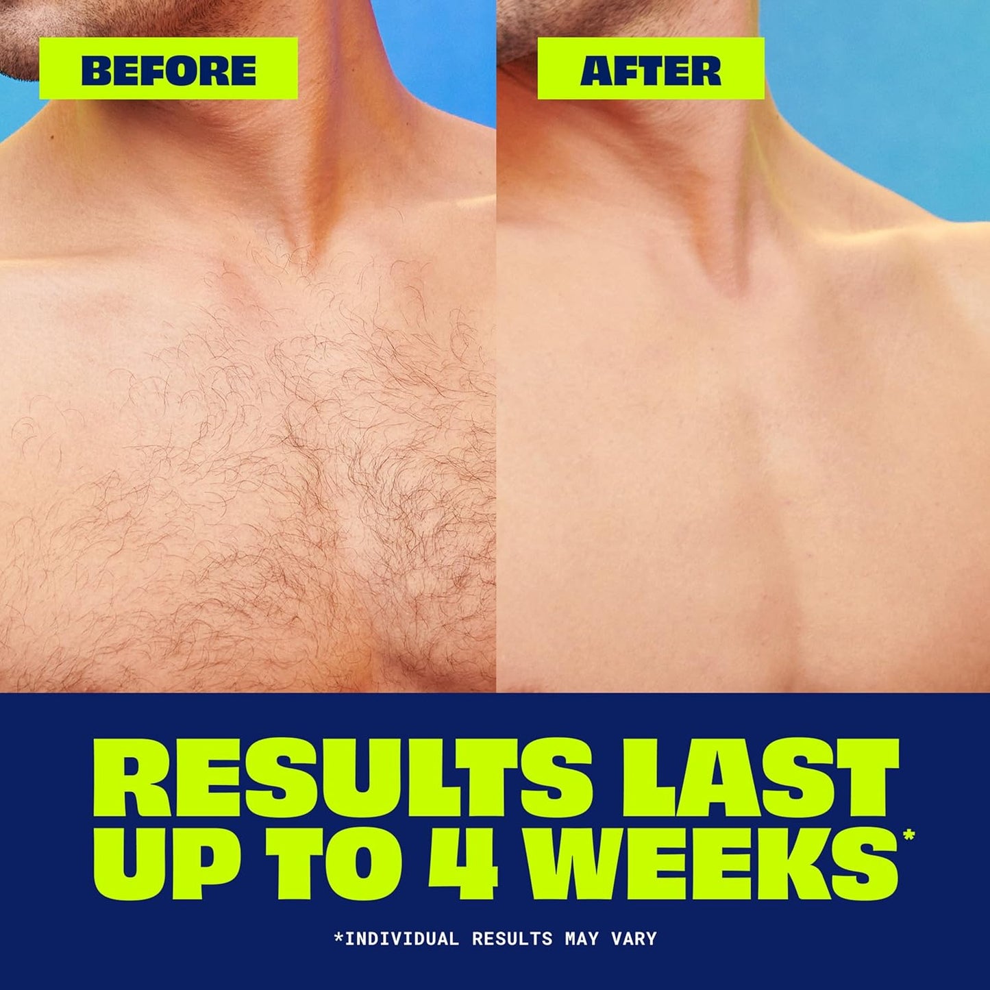 Nair Men Hair Remover Cream - Quick & Easy Body Hair Removal with Aloe | 12 Oz