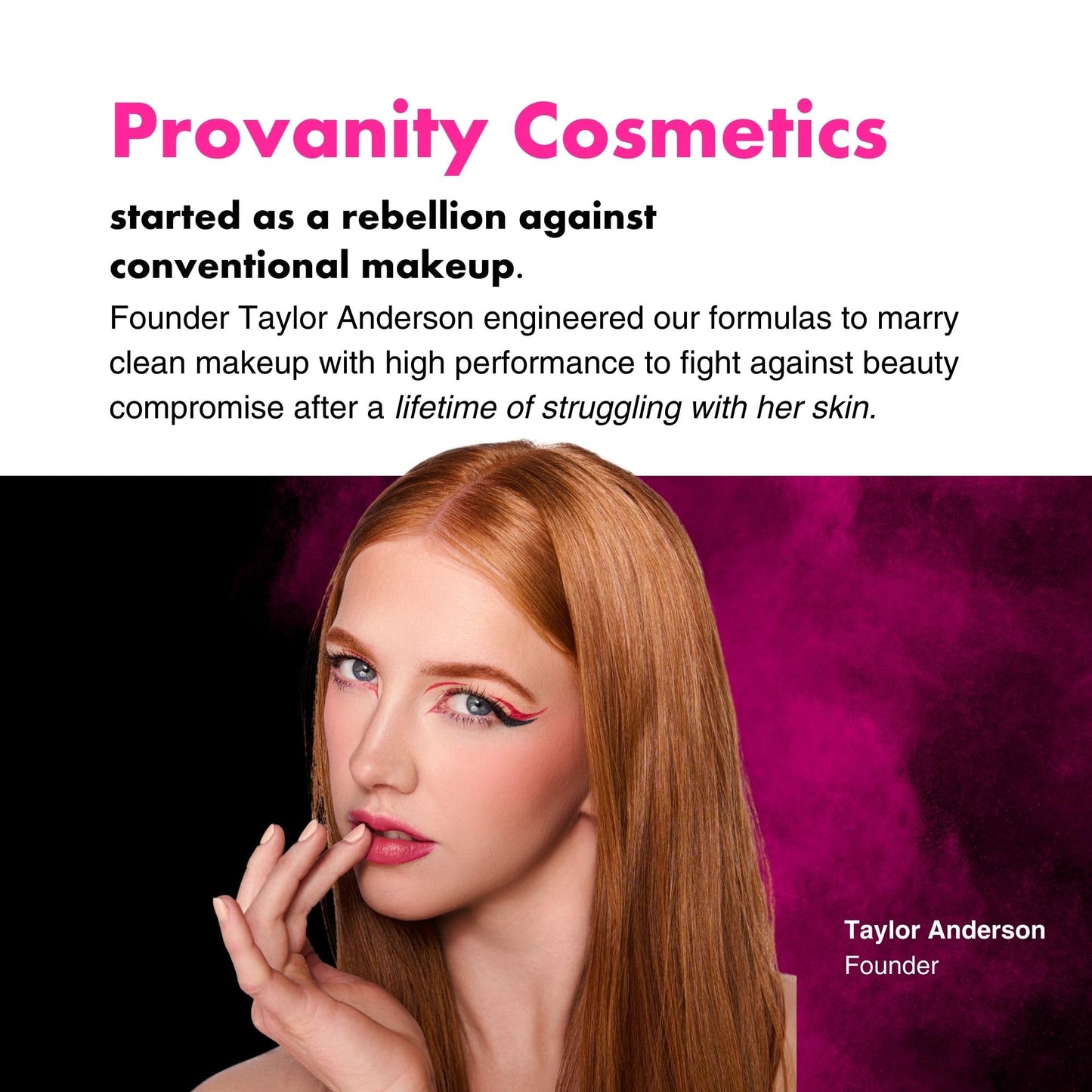 Provanity Cosmetics Catfish Liquid Eyeliner, Waterproof Liquid Eyeliner, Long Lasting Makeup with Fine Brush Tip Easy Apply Satin Finish, Smudge-Proof & Transfer-Proof - Blackout (Black)