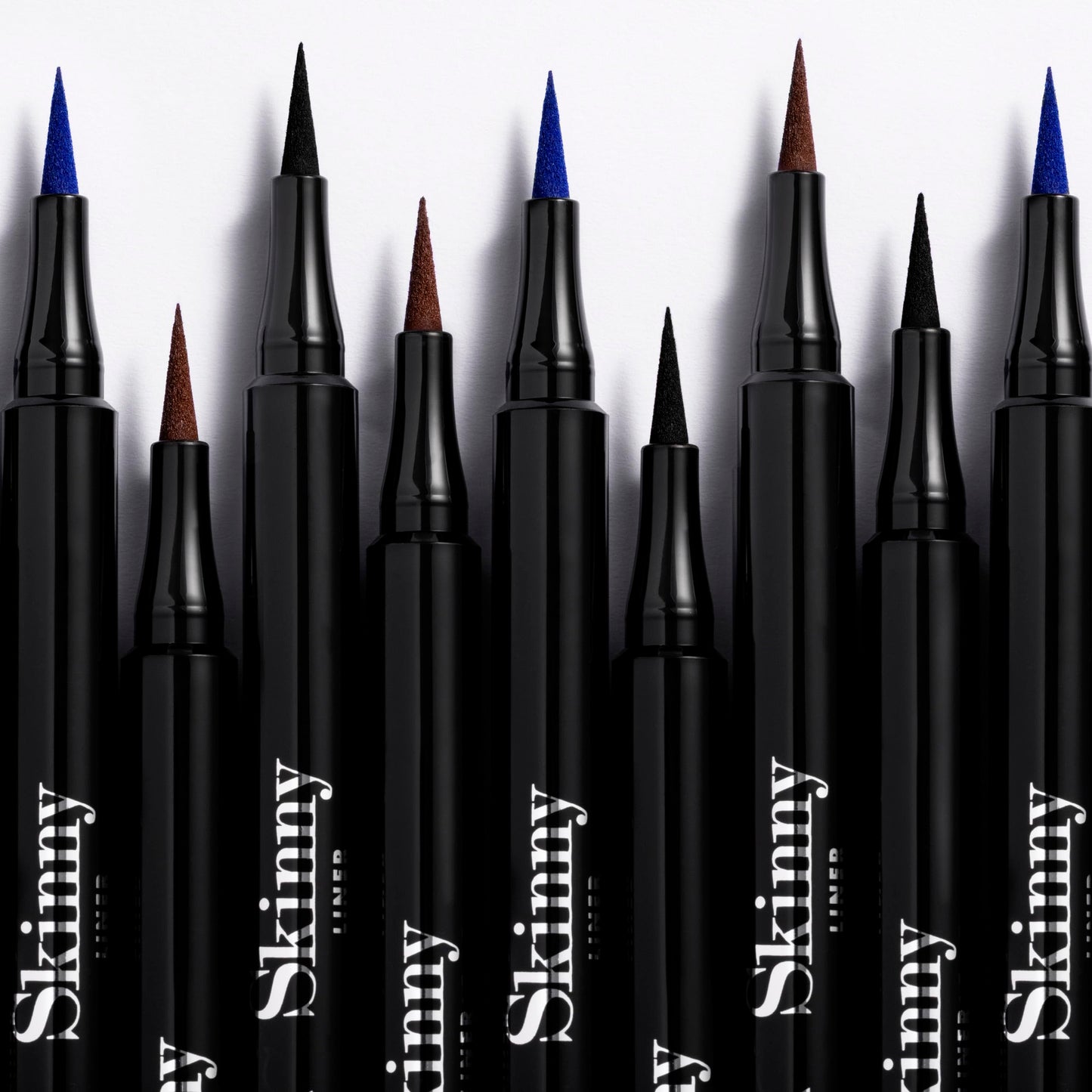 Pupa Milano Skinny Liner - Ultra Slim Eyeliner Pen- Ultra Slim Felt Tip With An Elongated Shape - Extremely Fine And Precise Lines - 001 Extra Black - 0.034 Oz