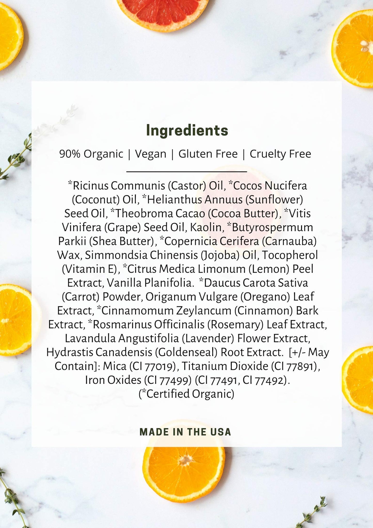 Mom's Secret 100% Natural Lip Gloss, Organic, Vegan, Gluten Free, Cruelty Free, Made in the USA, 0.18 oz. (It's Clear to Me)