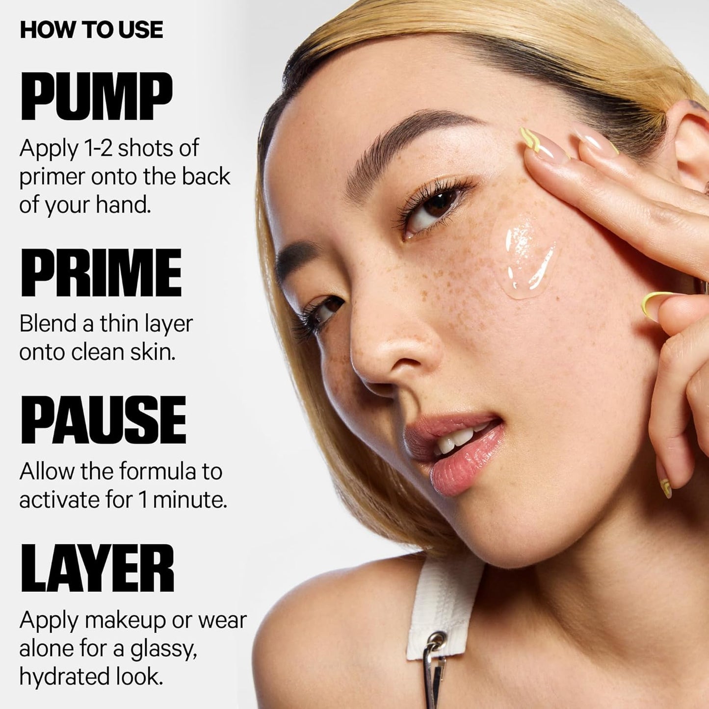 Milk Makeup Hydro Grip Primer - Hydrating Face Primer with Hyaluronic Acid & Niacinamide | Lightweight Gel, Dewy Finish