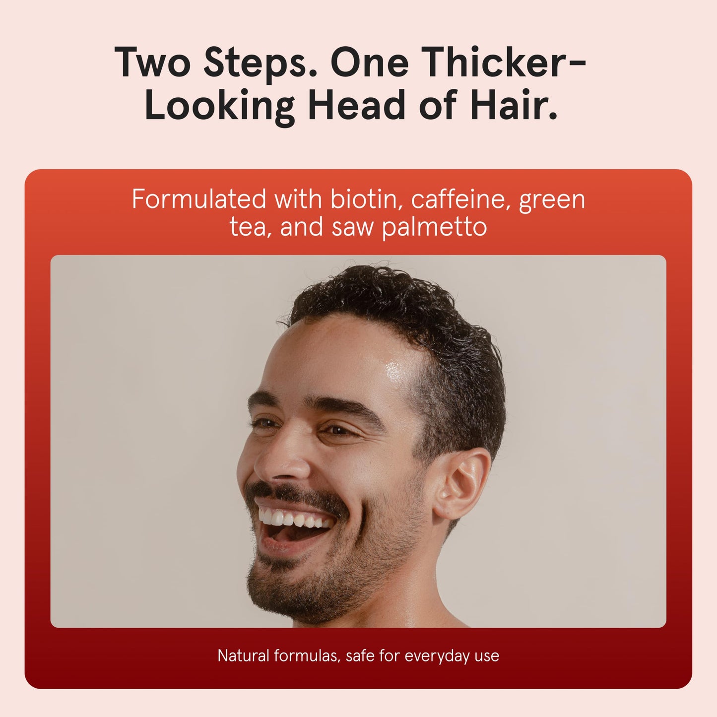 Keeps Thickening Shampoo & Conditioner for Men, 8 Oz Each