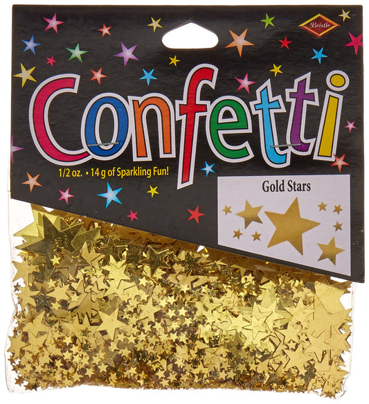 Beistle Gold Stars Confetti