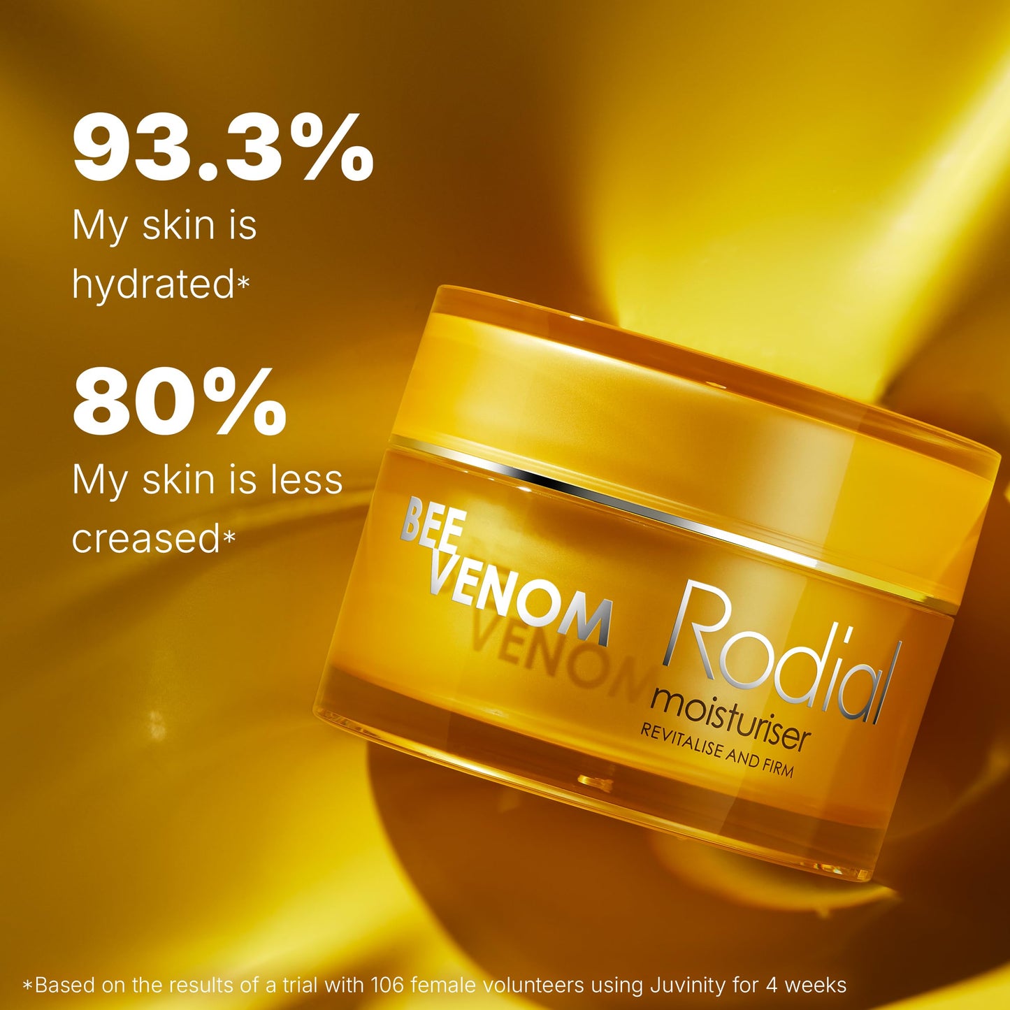 Rodial Bee Venom Facial Moisturiser 1.7 fl oz - Advanced Firming & Plumping Face Cream with Juvinity for Elasticity, Radiance & Long-Lasting Hydration