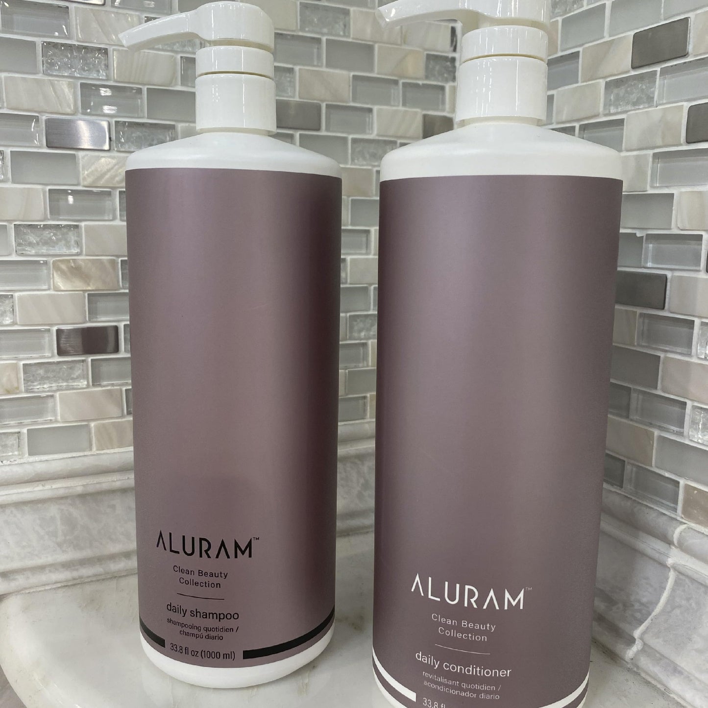 ALURAM Coconut Water Daily Shampoo for Men and Women, Detoxifying Hydration and Volume for All Hair Types, 33.8 Fl Oz