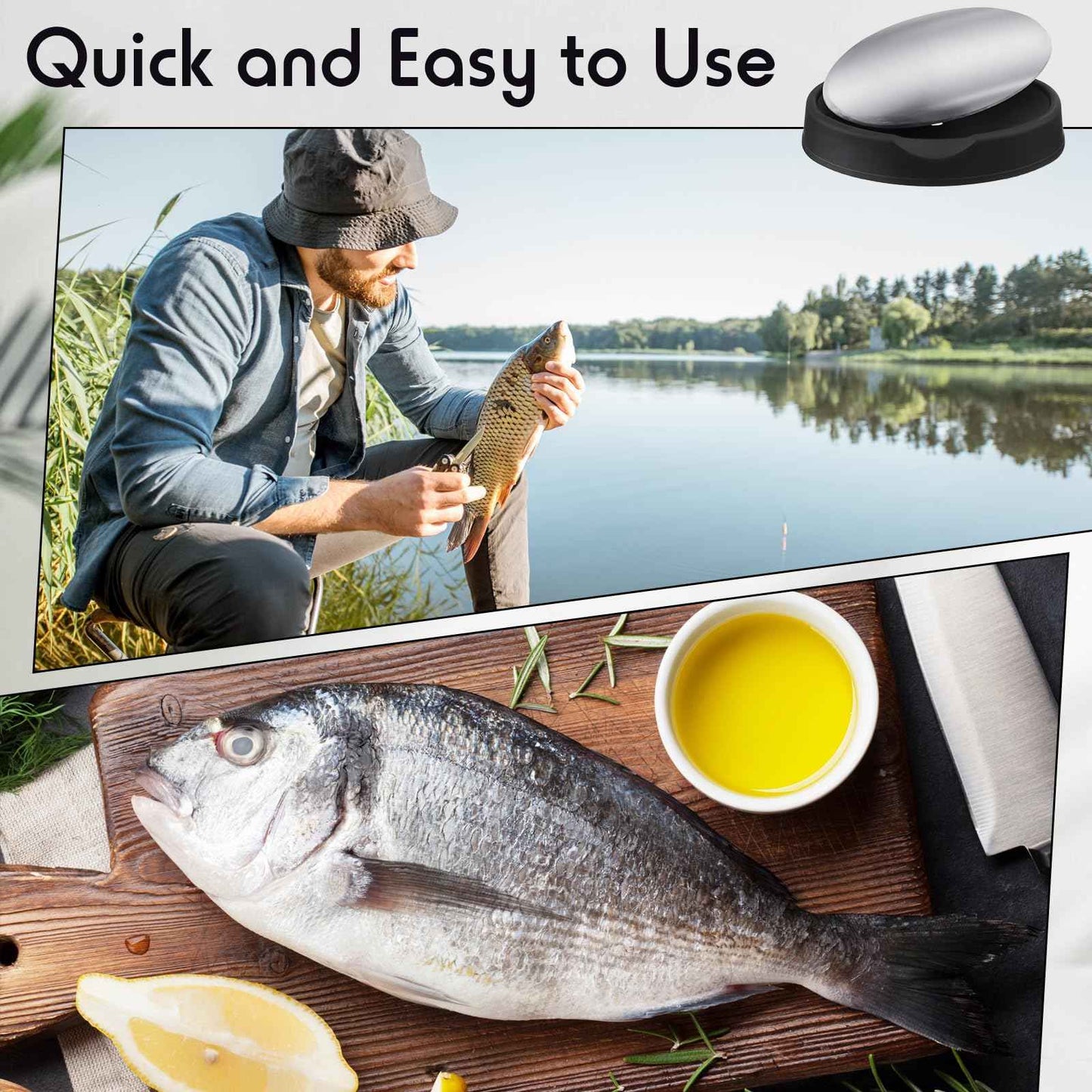 Conelist 10 Pack Stainless Steel Soap Bar, Deodorant Metal Soap Bar Silver Soap Odor Remover Wash Your Hands to Remove Smell Like Onion, Fish or Garlic