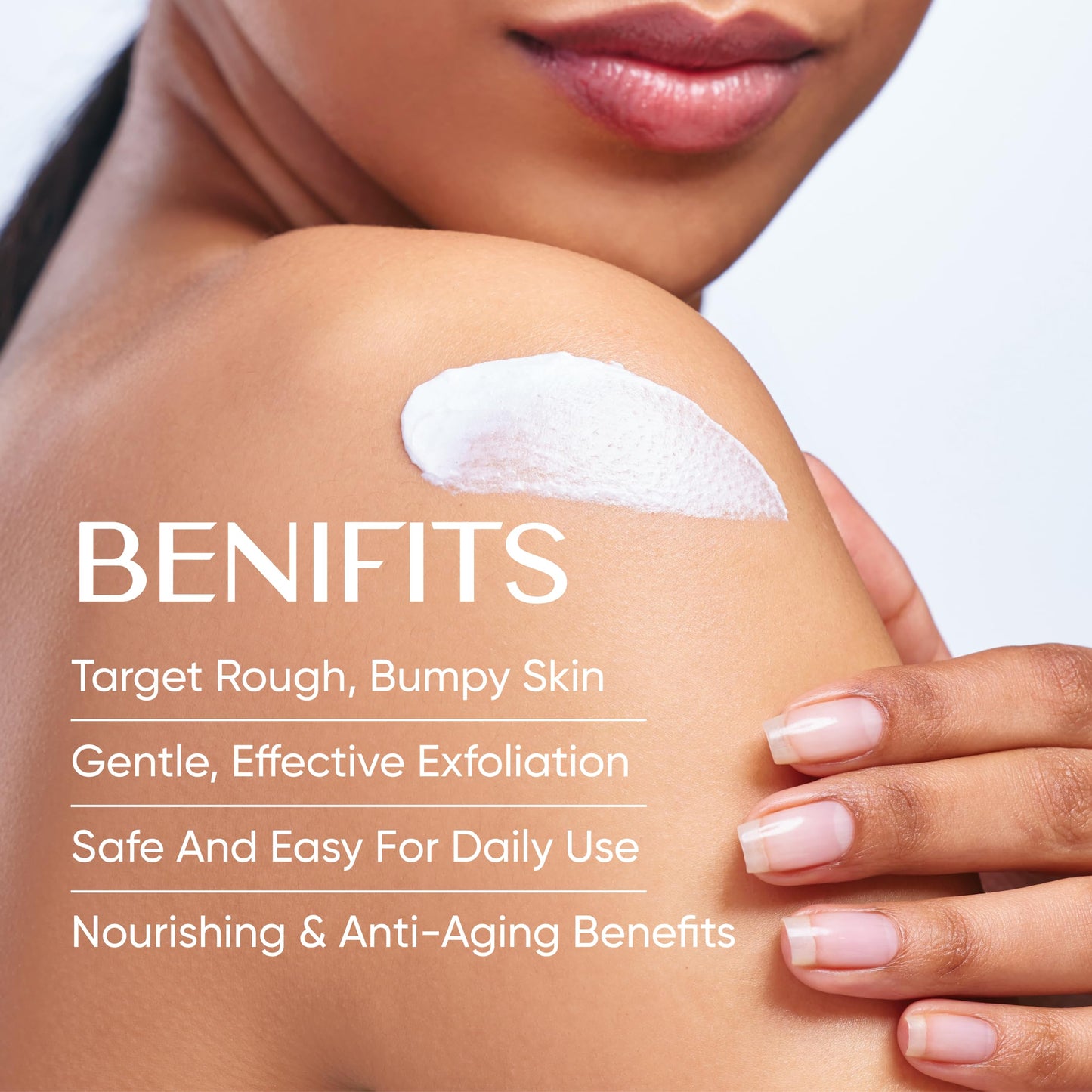 HealFast KP Bump Eraser Cream 4 Oz – Soften, Nourish Rough and Bumpy Skin with 2% BHA – Keratosis Pilaris - For All Types – No Scrubbing Required – Fragrance and Paraben Free