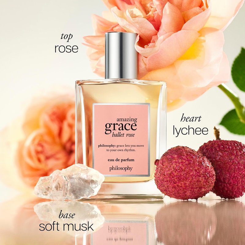 Amazing Grace Ballet Rose Women's Perfume - Dreamy Floral Fragrance with Rose, Lychee & Musk Notes