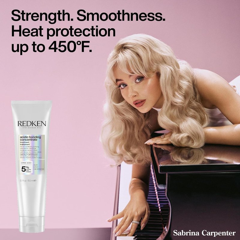 Redken Acidic Bonding Concentrate Leave-In Conditioner | Strengthens Weak & Damaged Hair, Heat Protection & Repair Treatment