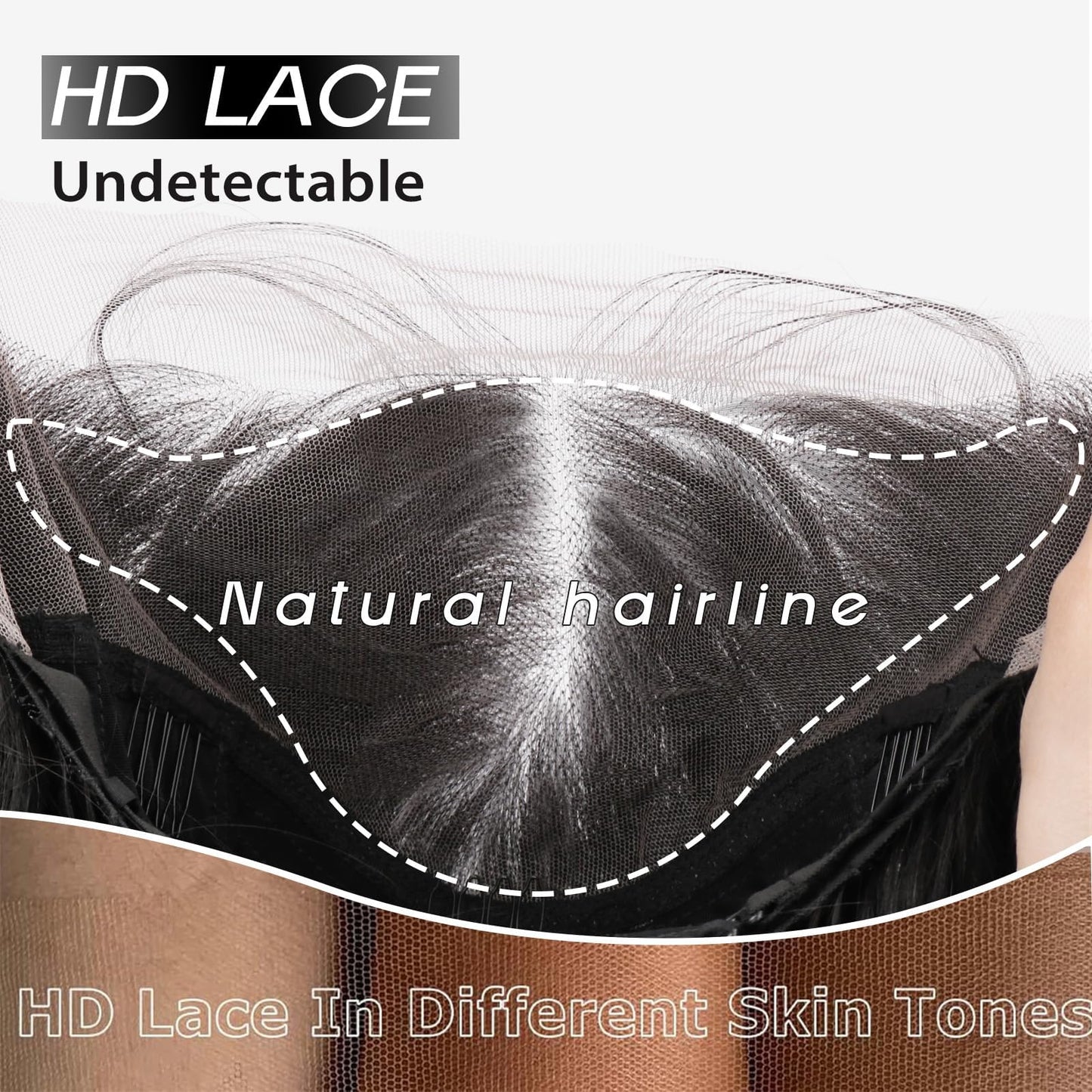 Kurope Brown with Highlight Synthetic Lace Front Wig 13x4 Long Curly Wig with Baby Hair Natural Preplucked Hairline 24 Inch Wavy Wig for Black Women Daily Party Use
