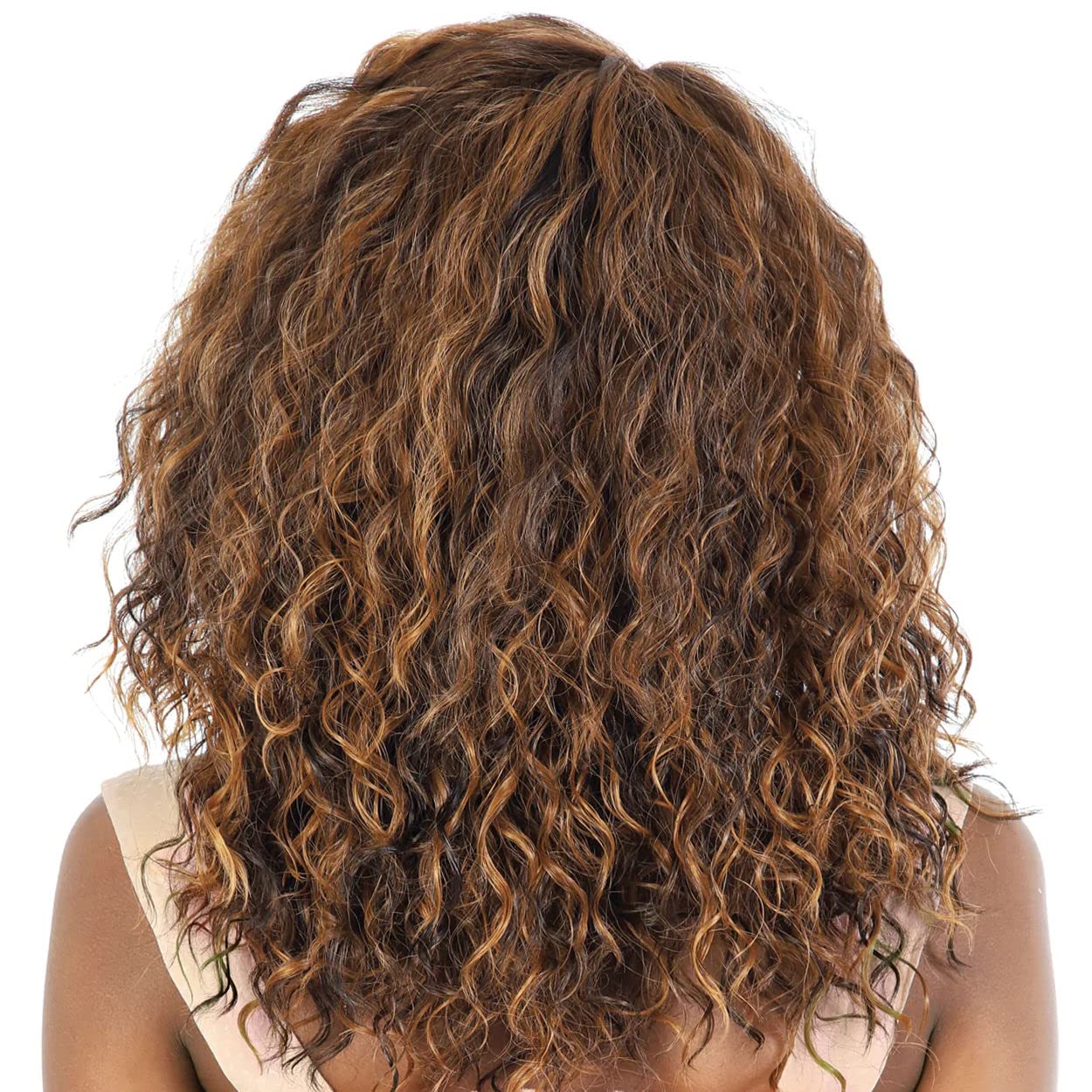 Motown Tress (Lsdp-fara) - Heat Resistant Fiber Swiss Lace Front Wig in RT4_CASHEW