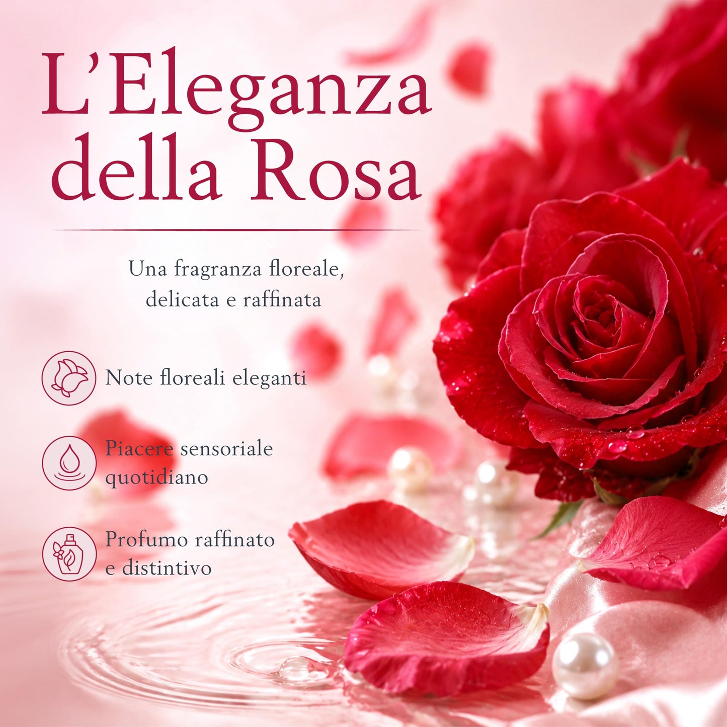 Perlier Doccia Schiuma Petali di Rosa (250 ml) Shower Gel 8.4 fl. oz. Made in Italy [Italian Import]
