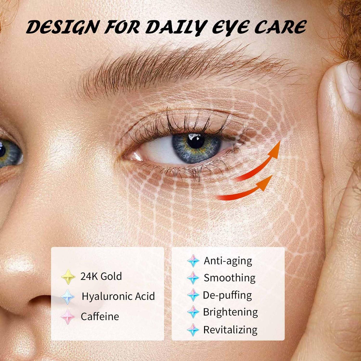 Maskiss Under Eye Patches (15 Pairs), 3 Colors Eye Masks Gift Set for Dark Circles Puffy Eyes, Undereye Bags and Wrinkles, Self Care Gifts for Birthday & Bachelorette Party