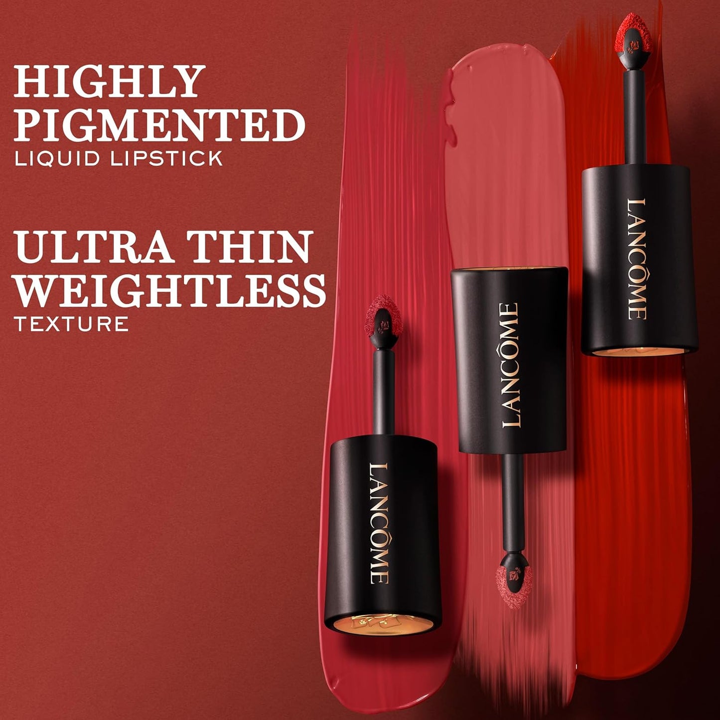 Lancôme L'Absolu Rouge Drama Ink - All-Day Wear Semi-Matte Lip Color - Lightweight Formula